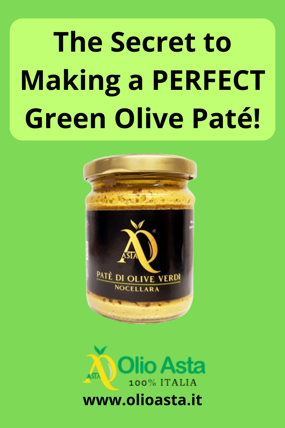 How to Make Green Olive Paté - Original Sicily Recipe