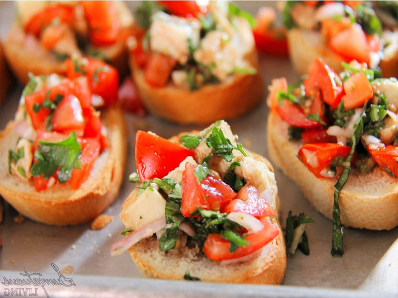 Mixed Bruschetta Appetizer